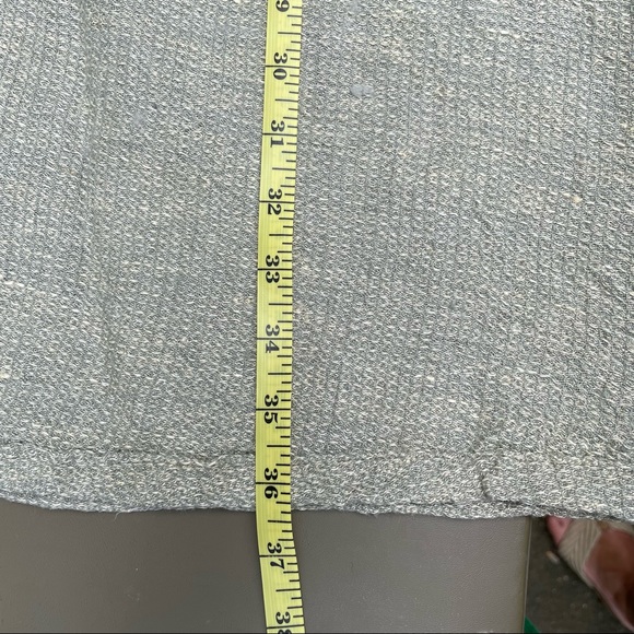 FLAX 100% Linen Wrap Skirt Sz M with FLAW see pics - Picture 10 of 11